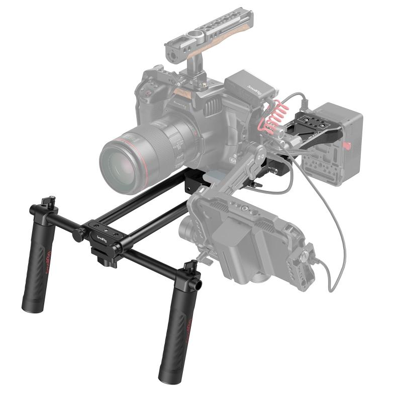 SmallRig ショルダーパッドキット デュアルハンドグリップ付き添い人 デュアル15粍径極点付き添い人-2896C