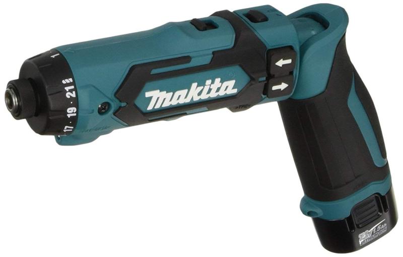 マキタ(Makita) 申し受ける式ペンドライバドリル 7.2V 1.5Ah バッテリ2本・申し受ける器・軽銀入れもの付 DF012DSHX