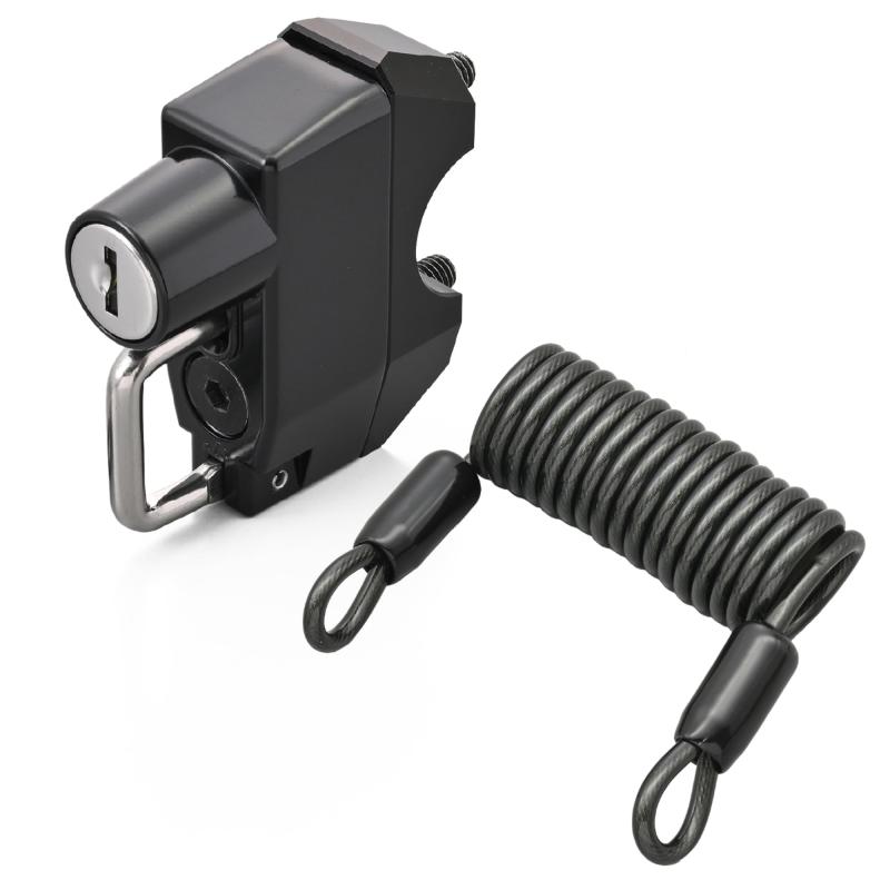 デイトナ(Daytona) ヘルメットロック バイク マスターシリンダー用(32mmピッチ) ヘルメットホルダー 鍵タイプ 63076