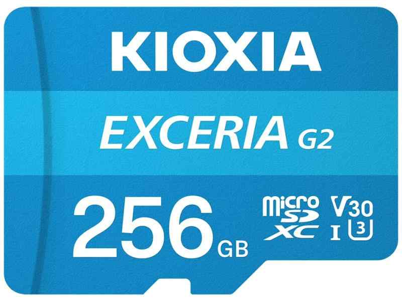 KIOXIA(キオクシア) 旧東芝メモリ microSD 256GB UHS-I U3 V30 Class10 最大読出速度100MB/s 最大書込速度50MB/s 4K対応 Nintendo Switch動作確認済 KLMEB256G