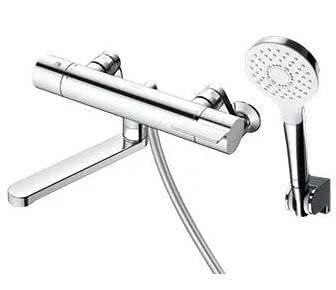 TOTO 浴室用壁付サーモスタット混合水栓 170mm コンフォートウェーブめっき110φ 寒冷地用