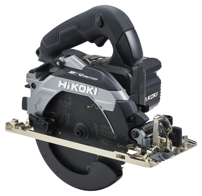 HiKOKI(ハイコーキ) 36V 丸のこ 165mm C3606DB ストロングブラック Bluetooth付きバッテリー2個・充電器・システムケース4 チップソー黒鯱付き 丸鋸 丸ノコ C3606DB(2XPSBZ)