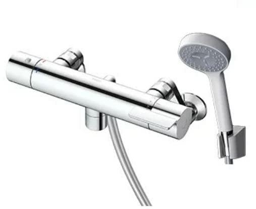 TOTO 風呂場用壁付サーモスタット雑ぜ合わせる水栓 0粍 コンフォートウェーブ90φ 冷ややかさ地用