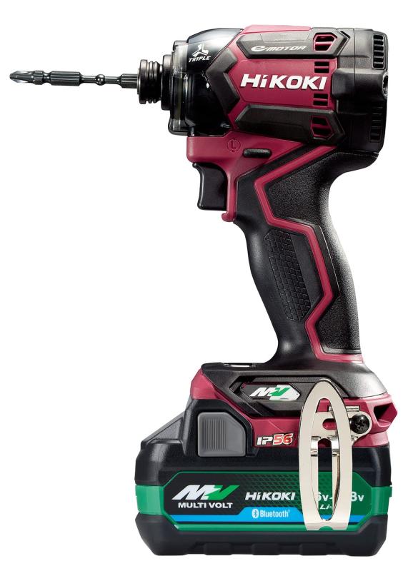 HiKOKI(ハイコーキ) 36V 差しひびき１番ウッド WH36DC 太陽フレア赤いこと Bluetooth付蓄電池2個・申し受ける器・入れもの・力こぶビット付き添い人 WH36DC(2XPRSZ)