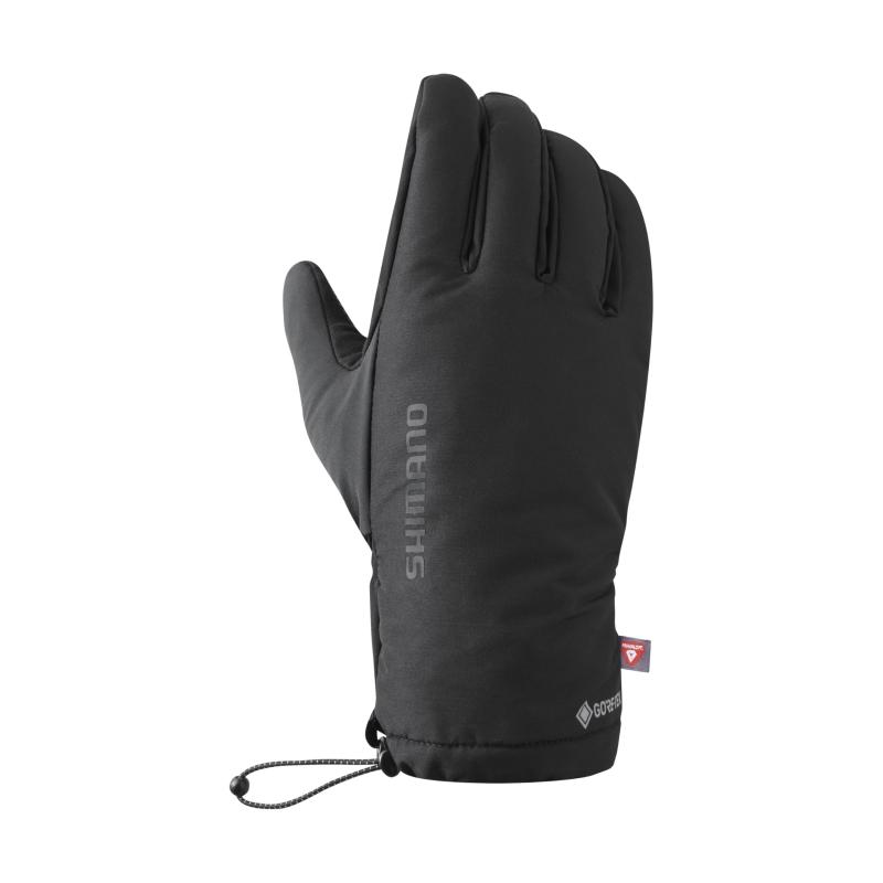 シマノ(SHIMANO) サイクリンググローブGORE-TEX GRIP PRIMALOFT 地球儀 大きさ:S 手のあたり近所大きさ引き合い:17.8-20.3糎 色つや:黒いこと