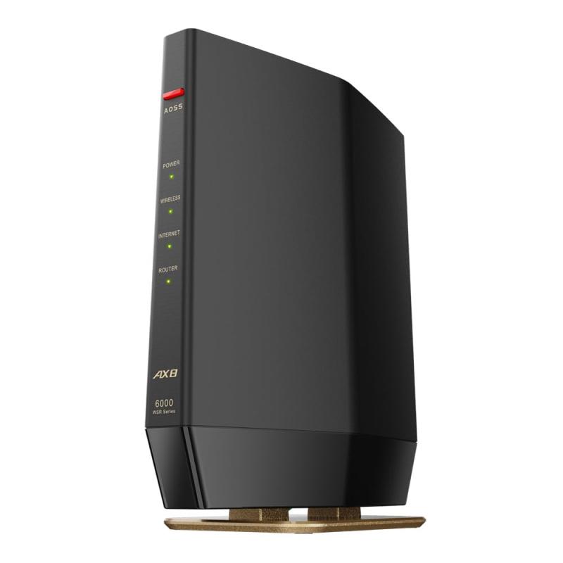 バッファロー WiFi 無線LAN Wi-Fi 6 11ax AX6000 4803+1147Mbps 日本メーカー 【 iPhone 15 / 14 / iPhone SE (第三世代) / Nintendo Switch / PS5 動作確認済み