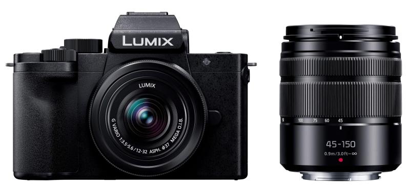 パナソニック(Panasonic) 小型・軽さ鏡鑑受け答え一眼写真機 ルミックス ダブルズームレンズキット 黒いこと DC-G100DW-K