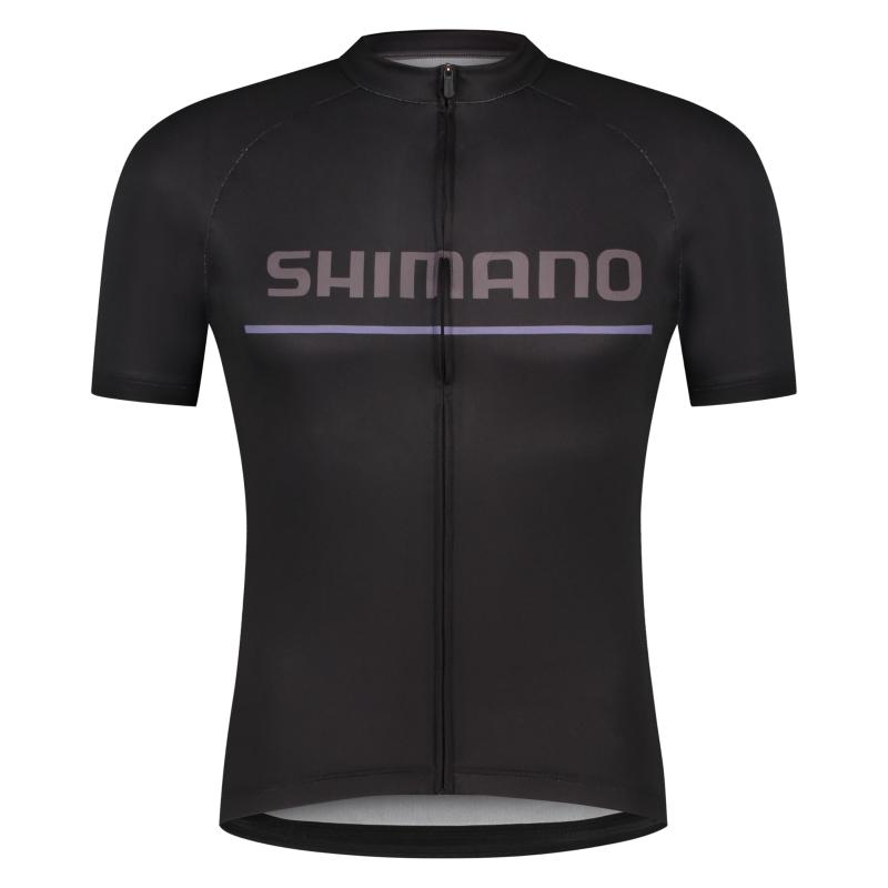 シマノ(SHIMANO) サイクリングジャージ LOGO ショートスリーブジャージ 黒いこと XS(ヨーロッパ大いさ) 身の丈準拠集団:157-167糎