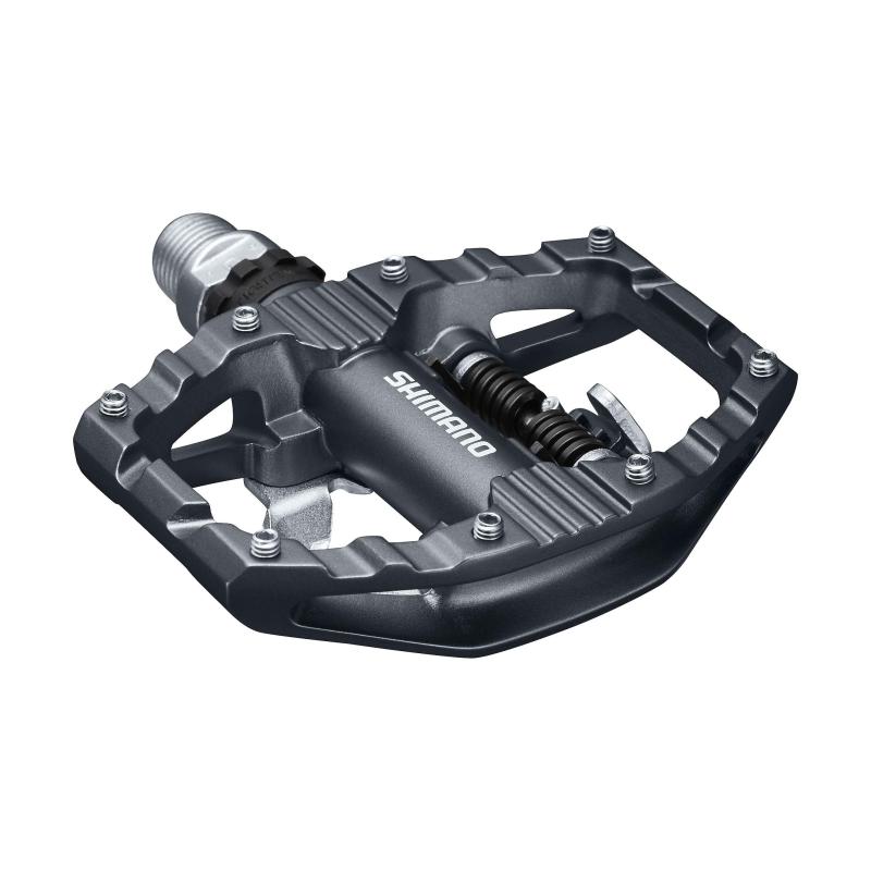 シマノ(SHIMANO) ペダル(SPD) PD-EH500 トレッキング 片面SPD/片面滑っこい SM-SH56クリート嘱する EPDEH500 黒いこと