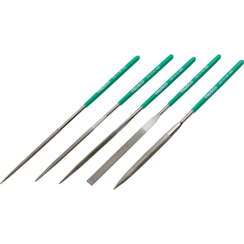 TRUSCO(トラスコ) ダイヤモンドヤスリ 細やか用 刃長80粍 仕掛ける GS-5-SET-400