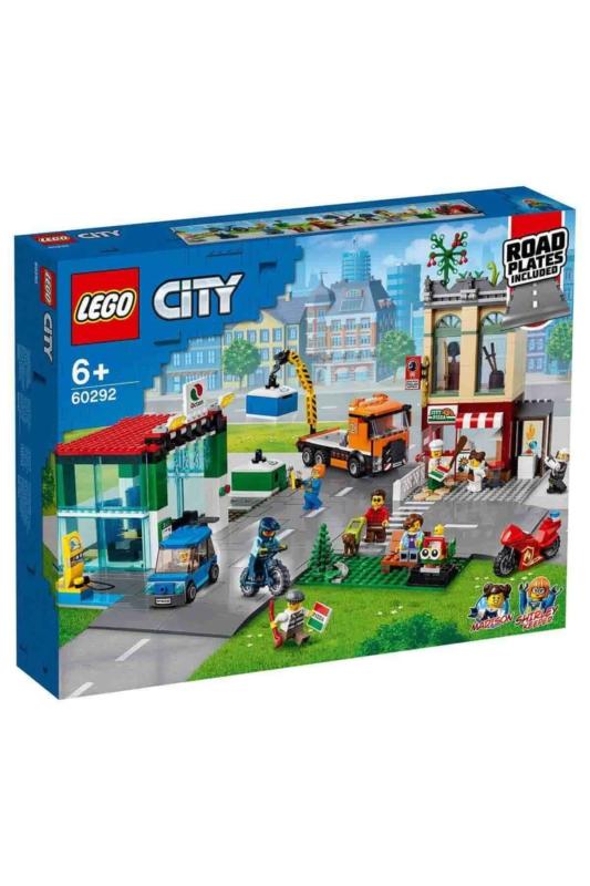 レゴ(LEGO) シティ レゴシティの町真っただ中 読み込む一皿付 60292 遊び道具 差しつかえる 差し上げ物 家 おうち お坊っちゃん 御姉さん 6歳以上