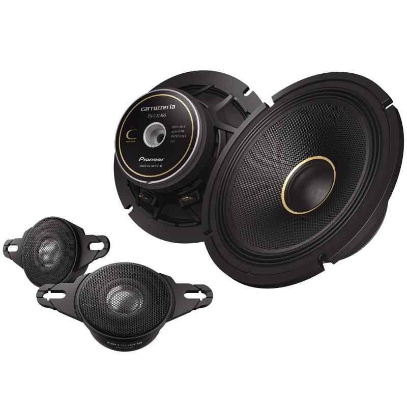 Pioneer 金棒引き TS-C1746S 17珊 カスタムフィットスピーカー セパレート 2通い路 ハイレゾ相応う カロッツェリア