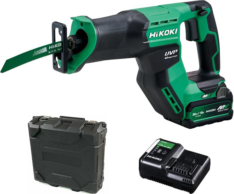 HiKOKI(ハイコーキ) 36V 充電式 セーバーソー レシプロソー 電動のこぎり CR36DMA バッテリー1個・充電器・ケース付 CR36DMA(XPZ)
