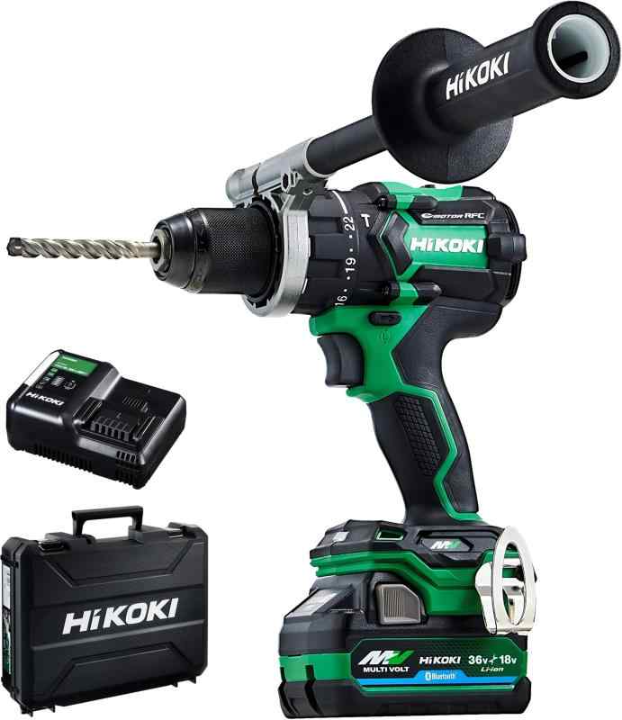 HiKOKI(ハイコーキ) 36V 申し受ける式 振りまわす１番ウッドせん孔機 DV36DC 最大限度トルク155N・m 乾電池1個・申し受ける器・入れもの付 DV36DC(XPSZ)