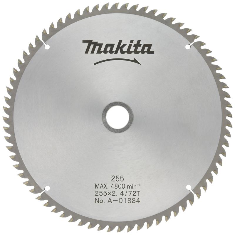 マキタ(Makita) チップソー 大工仕事・軽銀用 外径255粍 刃数72T A-01884