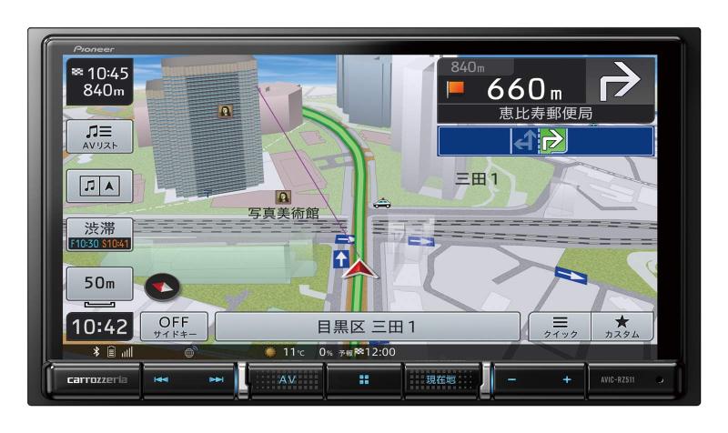 楽ナビ　AVIC-RZ821-D 楽天市場】AVIC-RZ822-D カロッツェリア パイオニア 楽ナビ 7型