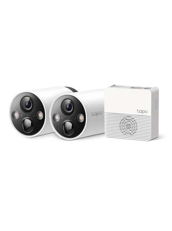 TP-Link フルワイヤレス ネットワークカメラ 屋外カメラ ペットカメラ 防犯カメラ 2K QHD 照明 ライト 搭載 音声通話可能 ハブ搭載 1年 カメラｘ2+ハブ1セット IP65準拠 Tapo C420S2/A 18,675円