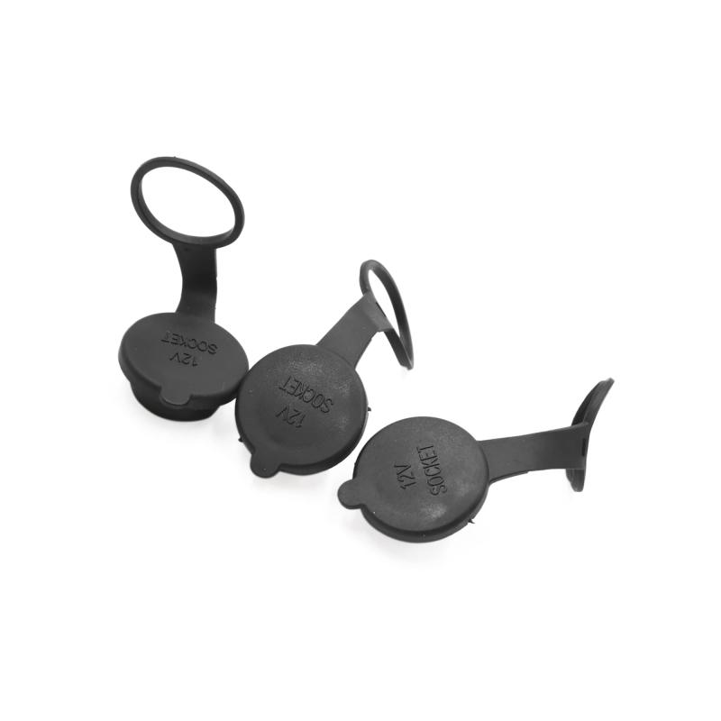 ACROPIX シガーソケットライターソケットカバー 汎用 自動車 シガーソケットカバー ブラック 3個入り画像