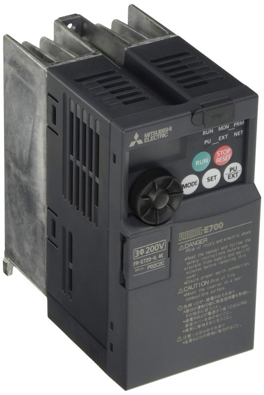 三菱電機 小型豪然たるインバータ FR-E720-0.4K 黒いこと
