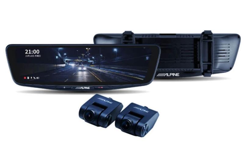 アルパイン(ALPINE) 運転リコーダー積み上げる 10inデジタル銀鏡(周波数帯域備え付ける印字機/車内後ろ側写真機) DVR-DM1000B-集積回路 液晶
