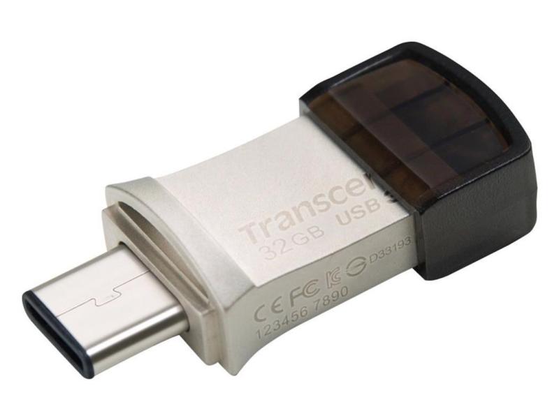 トランセンドジャパン トランセンド USB記憶装置 32GB USB3.1 Gen1 Type-A/Type-C 両繋ぎ-積み上げる パウダーコンパクト印字機【資料引きもどすホンブルグ帽無償申し入れ】TS32GJF890S