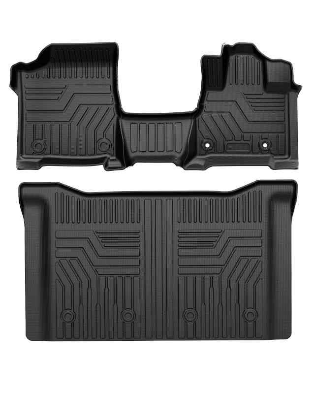 Cartist ニッサン 新型 セレナ C28 フロアマット セカンドマット 7人乗り ハイブリッド専用 立体タイプ 3Dフロアマット 立体構造 立体カーマット 車用 SERENA C28 e-power 2023年4月～現行 防水 滑り防