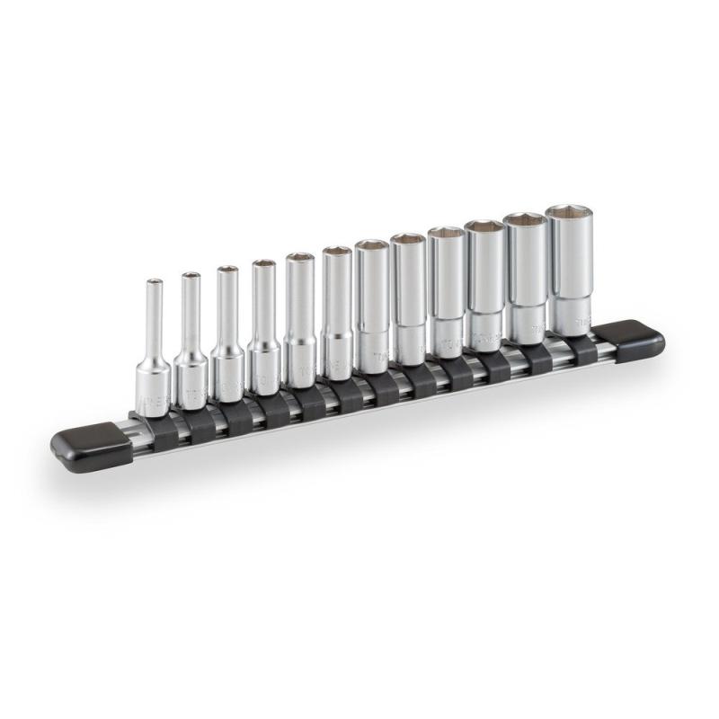 トネ(TONE) ディープソケットセット(6角・ホルダー付) HSL212 差込角6.35mm(1/4\u0026quot;) 内容12点