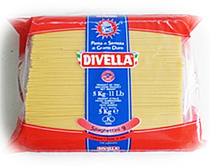 Divella【#9 スパゲティーニ（1.55mm）（5kg）】お買い得な業務用サイズ・イタリア産画像