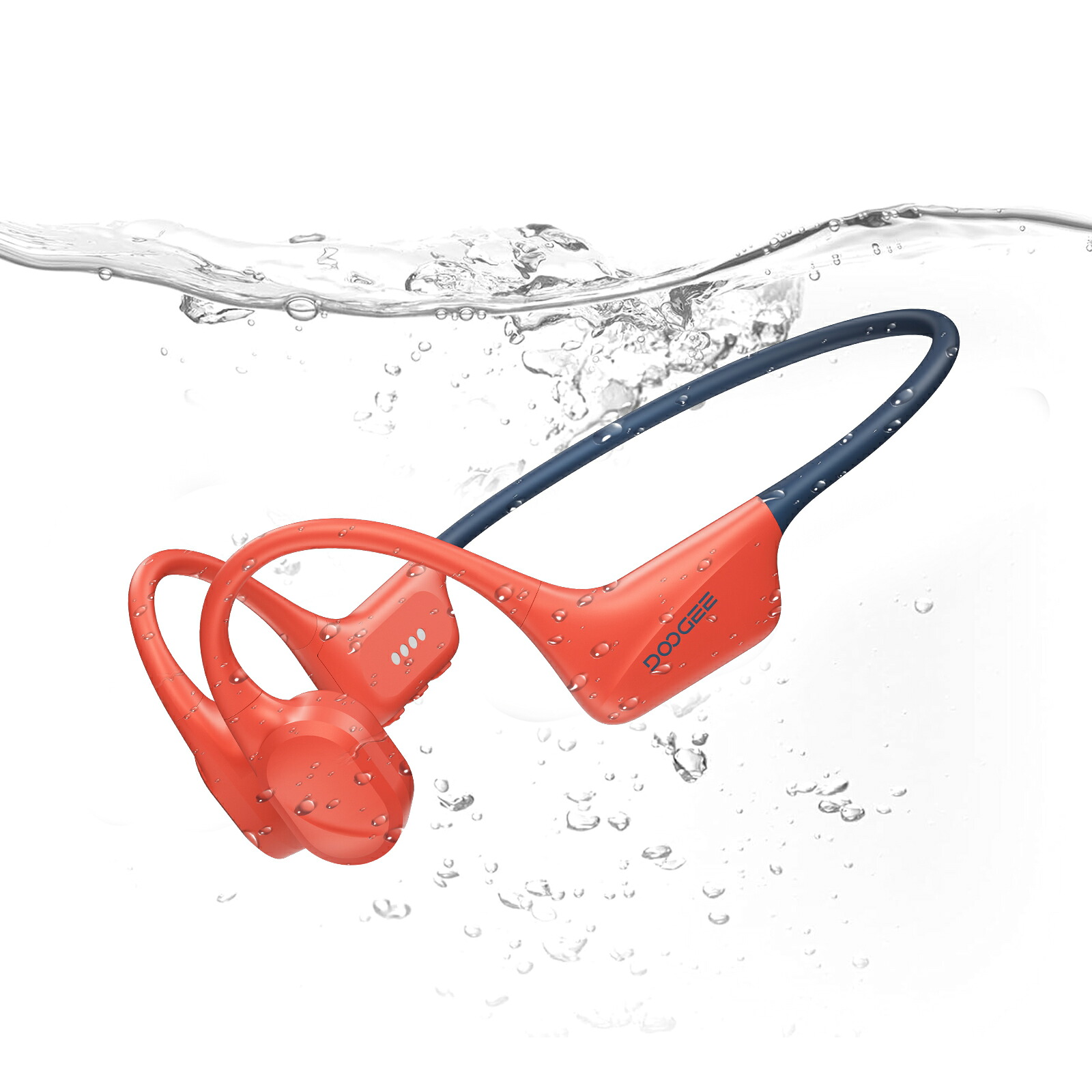 【期間限定50%オフ】耳を塞がない 開放型 DOOGEE BONEBEAT SWIM 骨伝導イヤホン IP68防水 水泳対応 防水イヤホン オープンイヤーイヤホン MP3内蔵32GB Bluetooth5.4 オープンイヤー型 軽量 スポーツ用 ランニング ジム プール 海 水中 高音質通話 マイク内蔵 男女兼用｜doogee ストア