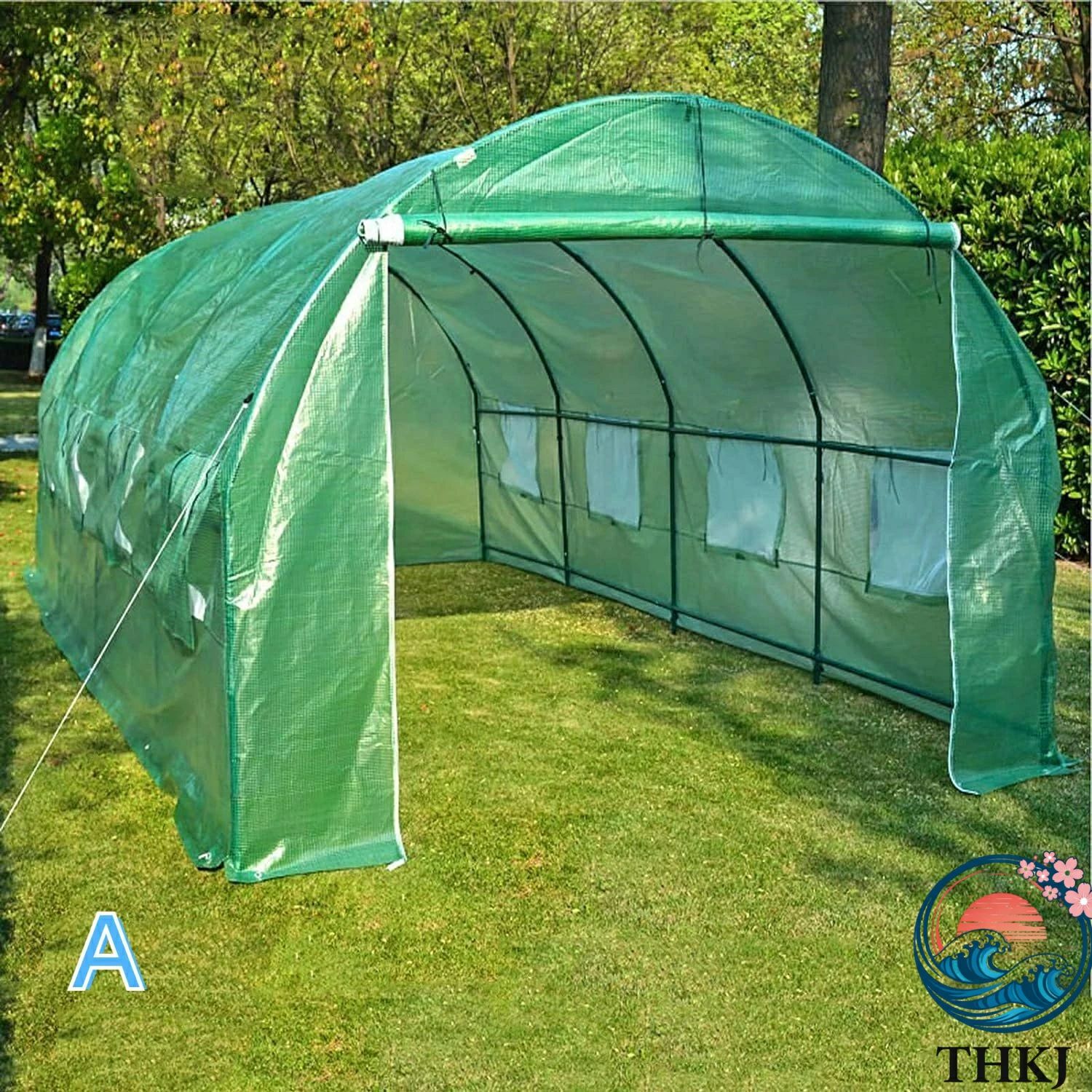 多機能 植物温室 : 温室 White 大型ポータブルウォークインガーデン温室 : 6x3x2.2m 屋外パティオホットハウス ビニールハウス 6x3x2.2m) 温室棚 Size ガーデニング温室 用果物、野菜、植物 White (Color|livemart