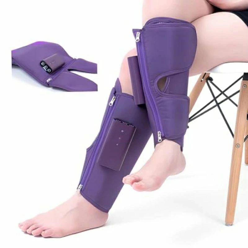 フットケア マッサージ器 4エアバッグ独立駆動 ヒーターだけで レッグケア 温熱 ふくらはぎセルフケア ふくらはぎリラックス 太ももケア|livemart