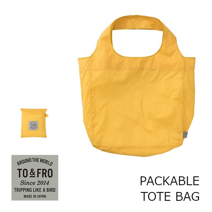 TO&FRO トゥーアンドフロー / パッカブルトートバッグ