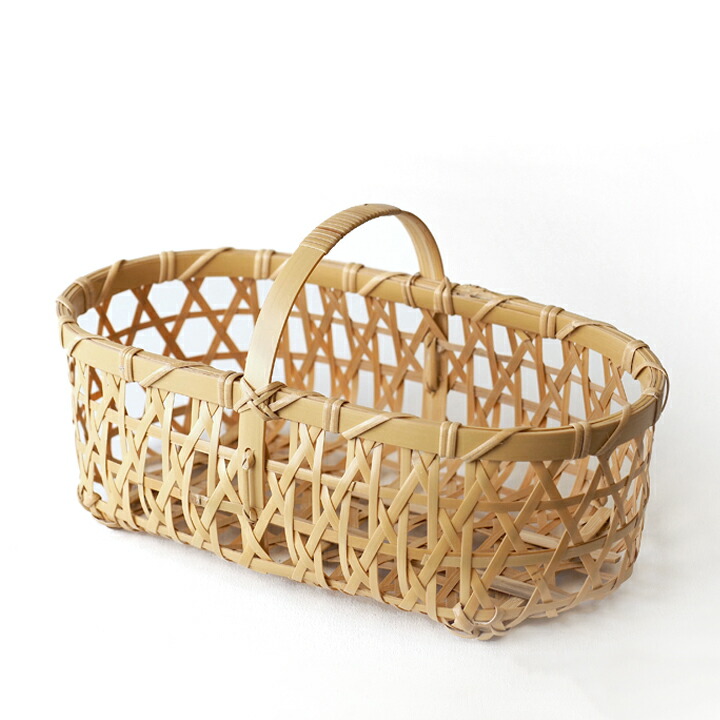 楽天市場】コッパワークアンドアートめかごΦ25.5×H11.5cm(KS1005)[竹