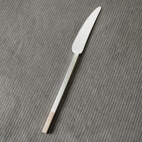 Pure Copper Silver Finish Dessert Knife Pure Copper Silver Finish Dessert Knife