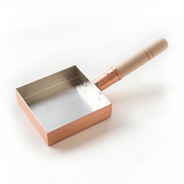 楽天市場】あす楽 工房アイザワ純銅玉子焼器関西型9cm(9×15cm)純銅製