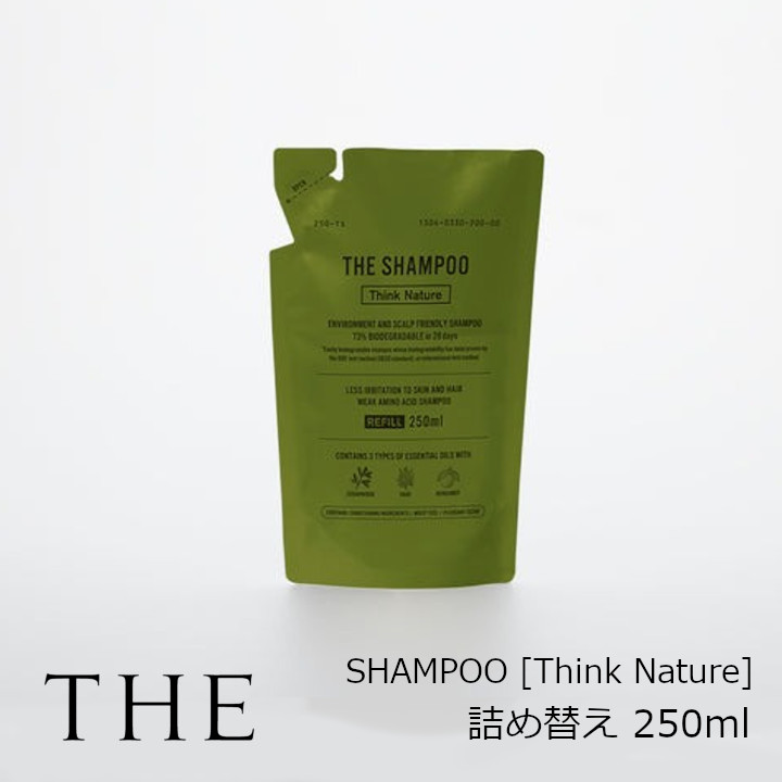 中川政七バス発着場 THE シャンプーTHE SHAMPOO [Think Nature] 詰め替え用[ 心地よく洗える 奥ゆかしいな芳ばしさ 癌腫こ本舗 ] 美容・コスメ・香水-ヘアケア・スタイリング