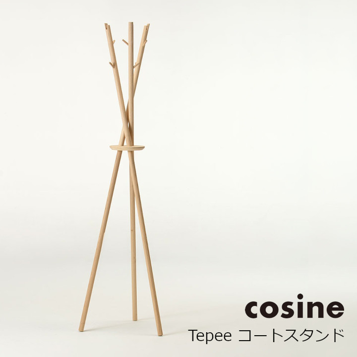 コサイン Tepee 厚地の外套照明ランプ北海道タモ材 CS-06[木を束ねたような素晴らしい形体の厚地の外套照明ランプ][沖縄送りとどける不可]