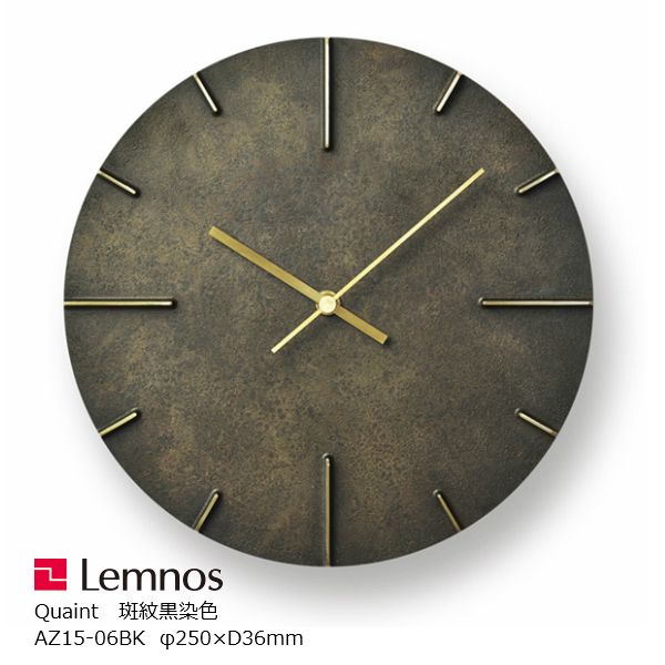 楽天市場】LEMNOS(タカタレムノス)壁掛け時計PANECO CLOCKストーン