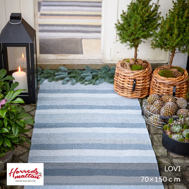 ロイヤルファニチャーコレクション HORREDS MATTAN（ホレズ・マッテン） LOVI (ロヴィ) 70×150cm [ ラグマット スウェーデン キッチンマット 玄関マット ] [お取り寄せ] [沖縄・北海道配送不可]