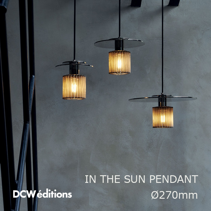 ロイヤルファニチャーコレクションDCW EDITIONS ディーシーダブリュー・エディションズIN THE SUN PENDANT イン・ザ・サン シャンデリヤ Φ270mmDCW-ITS-270P-GL[照明装置手道具 オブジェ][お取り寄せ][沖縄・北海道送りとどける不可]