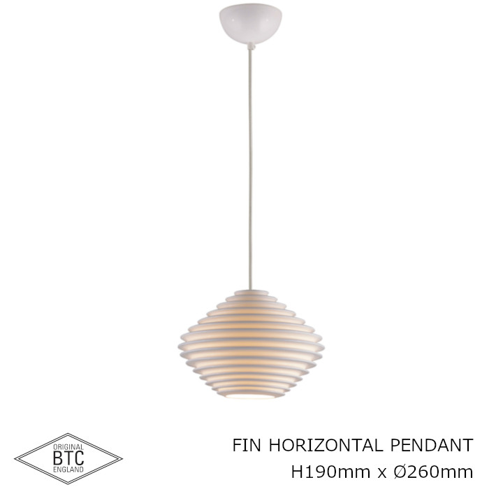 ロイヤルファニチャーコレクション FIN HORIZONTAL PENDANT フィン ホリゾンタル ペンダント BTC-FIN-HORIZON-P ORIGINALBTCENGLAND オリジナルBTCイングランド [RFC お取り寄せ品] [沖縄・北海道配送不可]