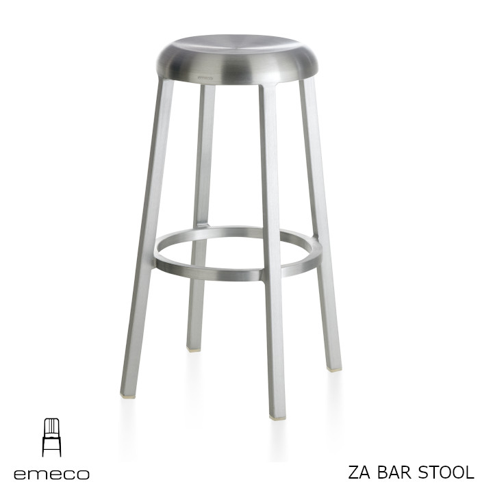 エメコ EMECOザ・バースツール ZA BAR STOOL軽銀（光輝なし） EZA-30[エメコ 深澤直人 ][沖縄・北海道送りとどける不可]