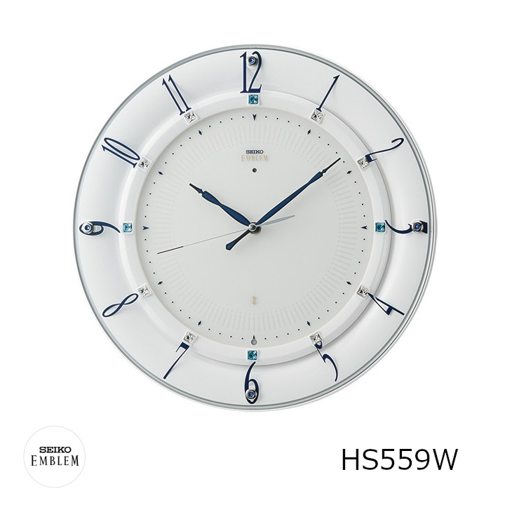 SEIKO　EMBLEM　 エムブレムHS559［ 電波時計 お取り寄せ品 沖縄・北海道配送不可 ]｜住まいと暮らしのドアーズ