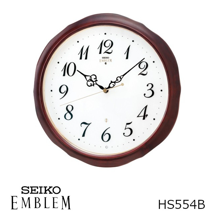 SEIKO セイコーEMBLEM  エムブレム HS554B[電磁波時辰儀 沖縄・北海道送りとどける不可]