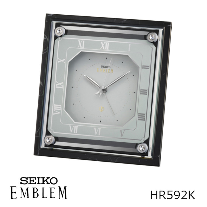 SEIKO　セイコー　EMBLEM　 エムブレム　HR592K［置時計　沖縄・北海道配送不可]｜住まいと暮らしのドアーズ