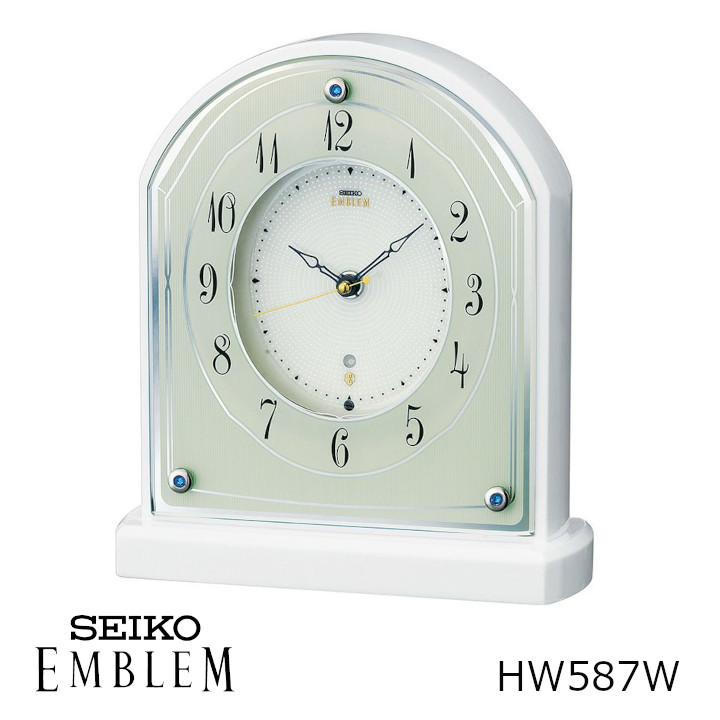 SEIKO　セイコー　EMBLEM　エムブレム　HW587W [置時計　沖縄・北海道配送不可]