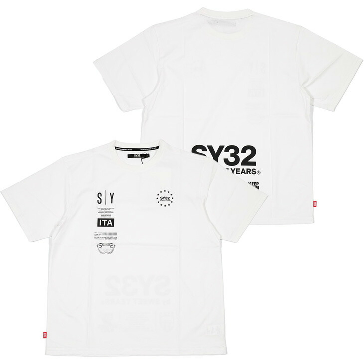 楽天市場】SY32 by SWEET YEARS 半袖 MULTI LOGO GRAPHIC TEE