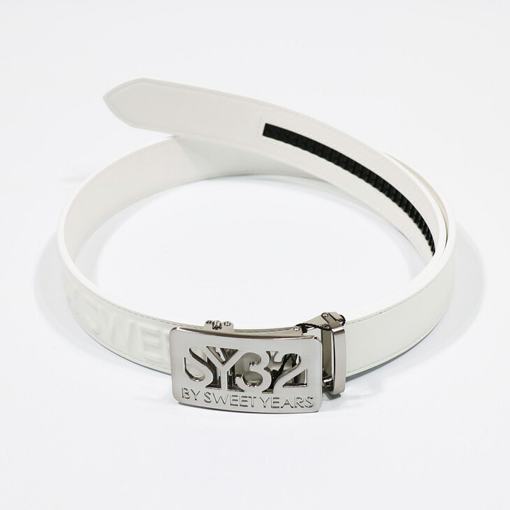 【SY32 GOLF】SYG EMBOSS LOGO BELT メンズ 05080 ゴルフ-ウェア-スポーツ・アウトドア