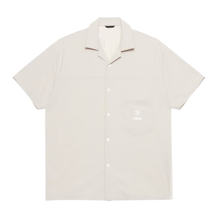 TFW49 (ティーエフダブリュウ) 半袖プルオーバー COMBINATION OPEN COLLAR SHIRTS メンズ 05029