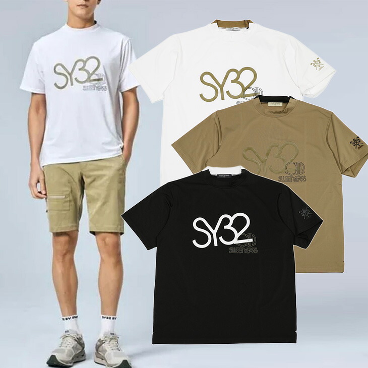 【SY32 GOLF】 モックネックTee BIG LOGO MOCK　0715｜セレクトショップ Door